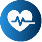 Icono palpitando referente a soluciones para salud y servicios humanos