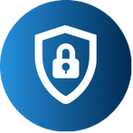 Icono de candado referente a soluciones para la seguridad cibernética y de información