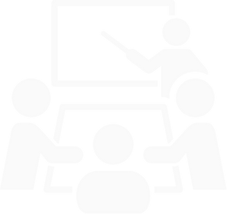 Icono de persona dando una capacitación