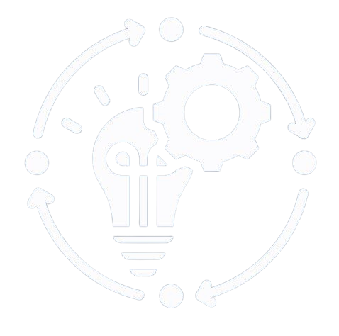 Icono de foco con engrane